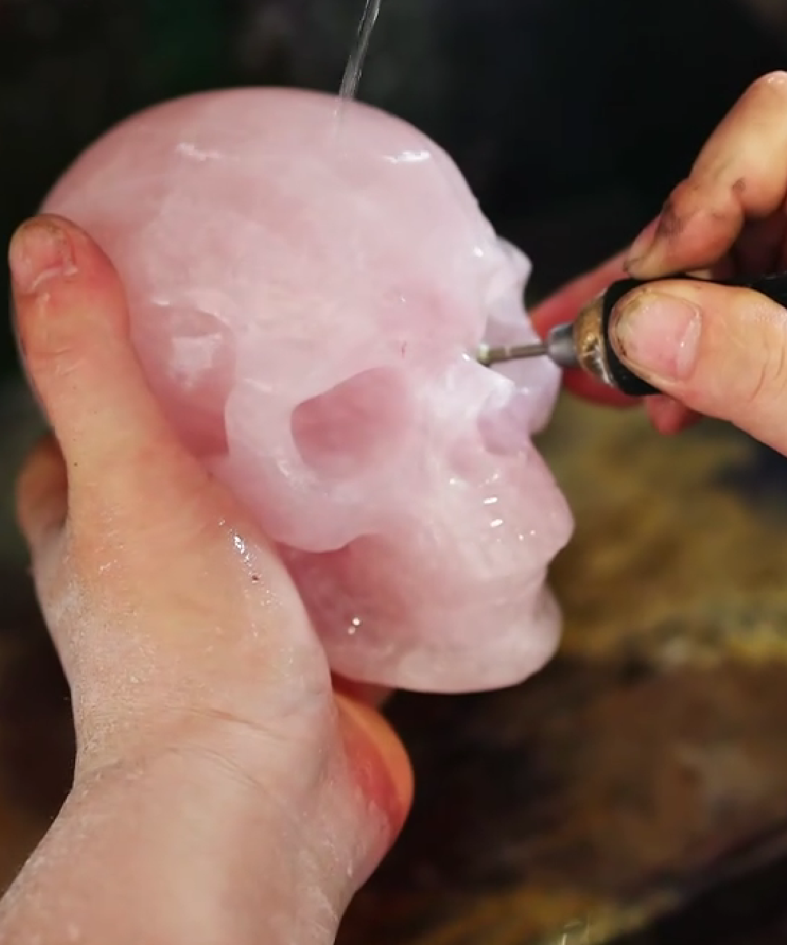 carved crystal crafts