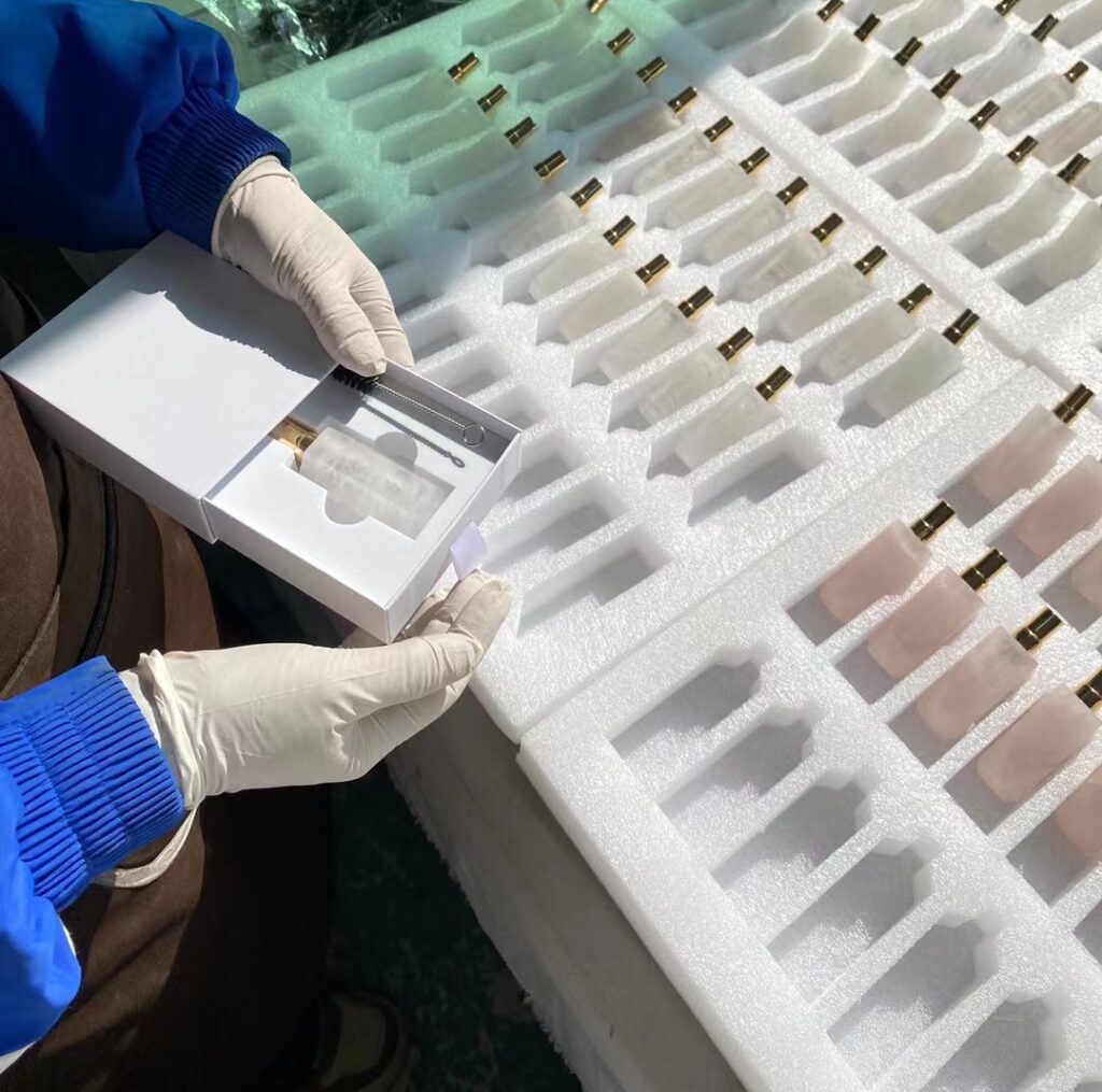 perfume bottle packing