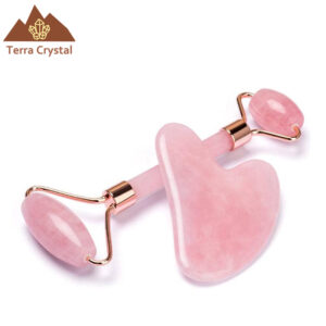 rose quartz face massager