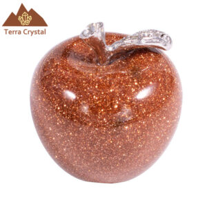 Crystal Apple Figurine