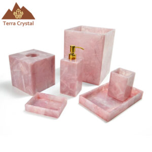 Rose Quartz Bathroom Set