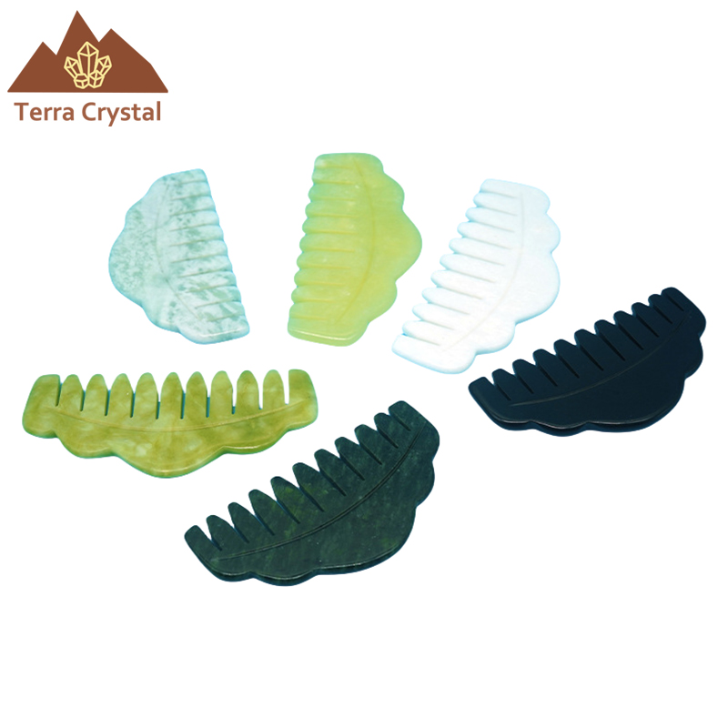 jade gua sha comb