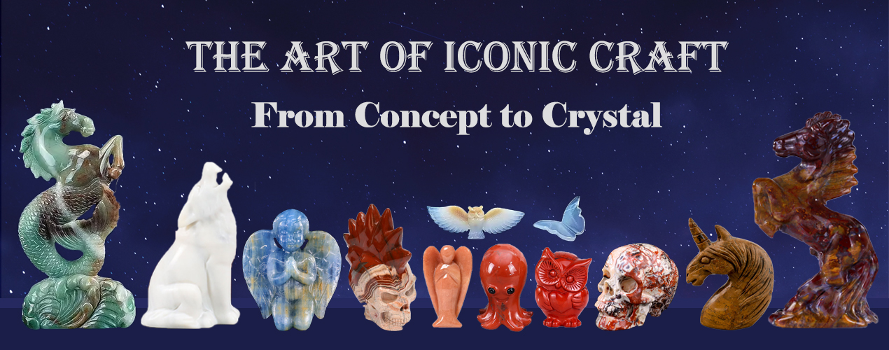 custon crystal carving