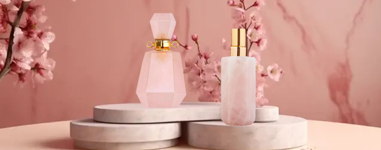 gemstone perfume bottle